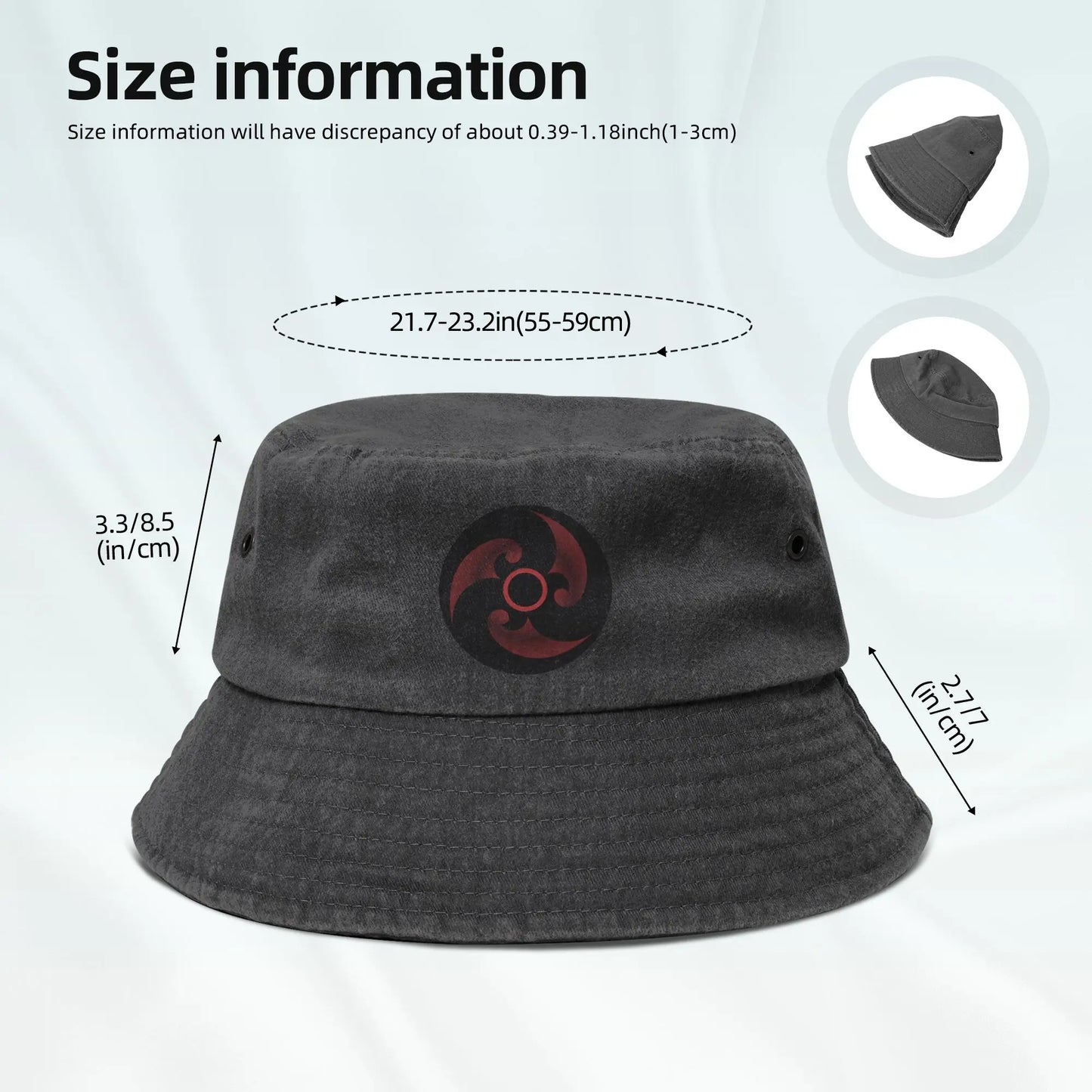 Bucket Hat Uchiha Clan Shinobi Naruto Manga Symbol