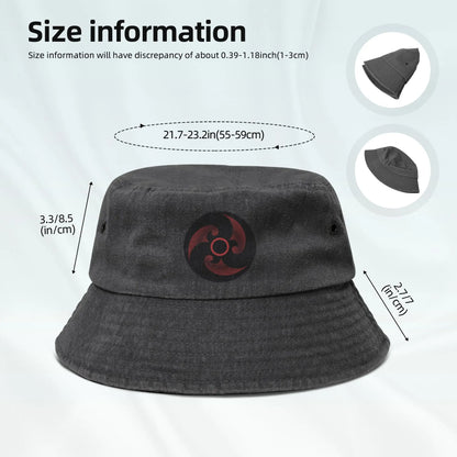 Bucket Hat Uchiha Clan Shinobi Naruto Manga Symbol