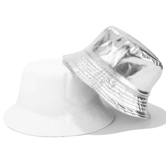 Fashion Solid Color Fisherman Hat Reversible Harajuku Bucket Cap
