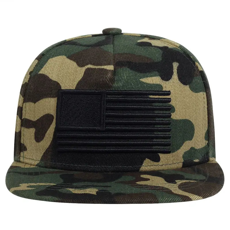 High Quality USA Flag CamouflageFor Men Snapback Caps