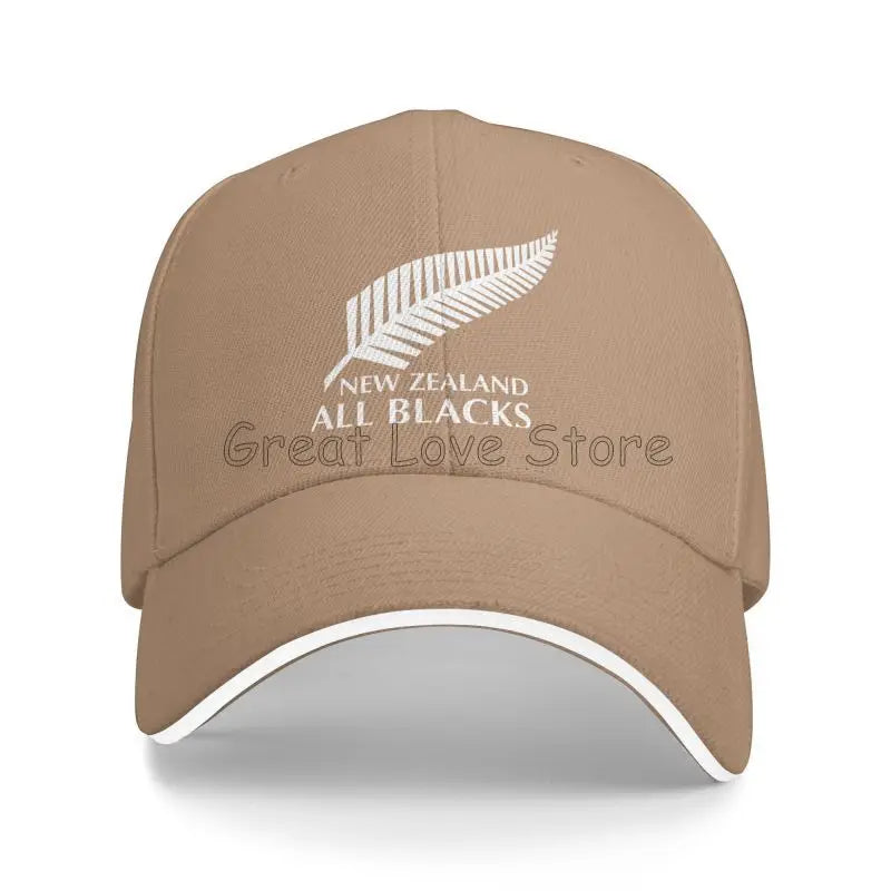 New Zealand All Blacks Print Sandwich Baseball Cap Men Hip Hop Hat