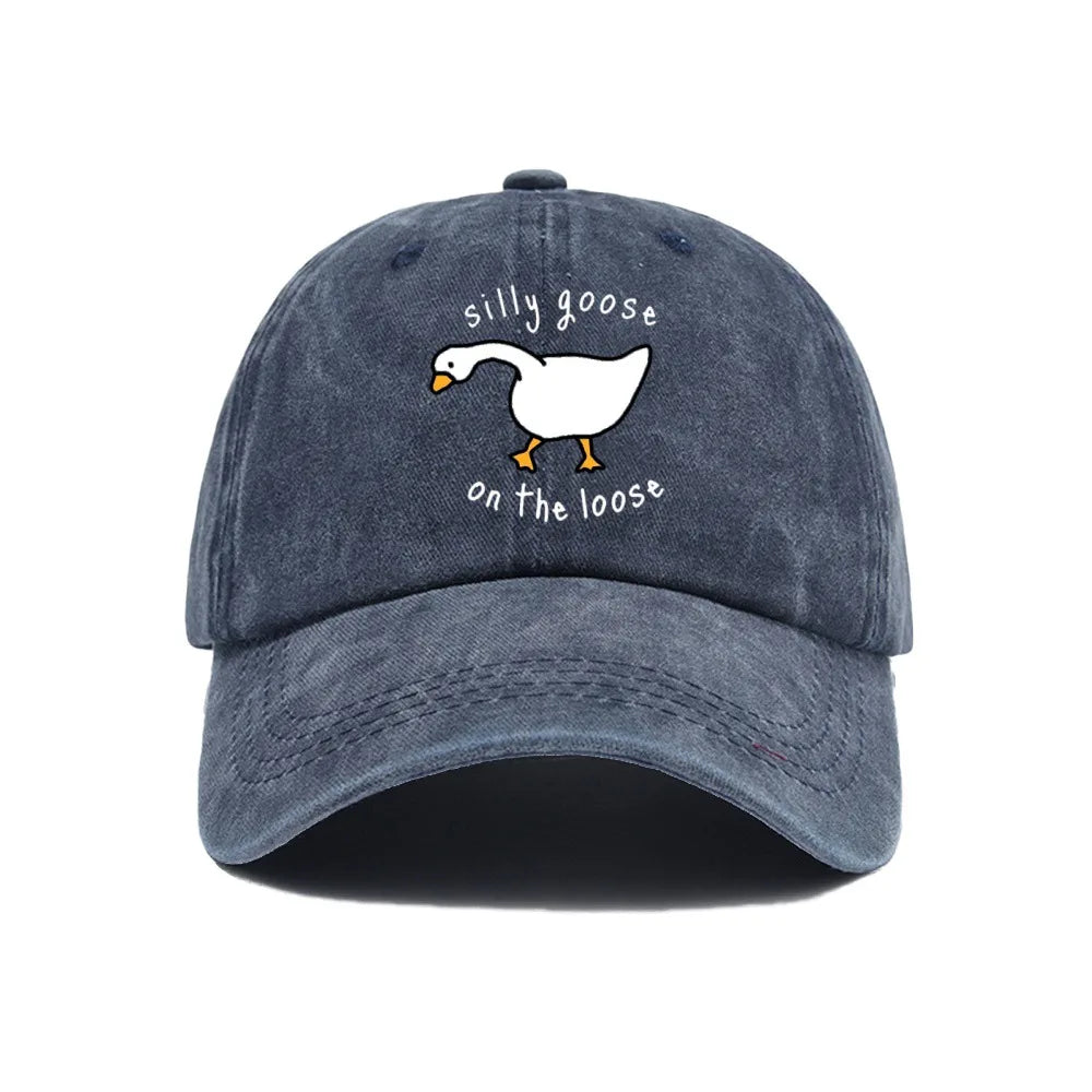 Big Goose Printed Baseball Hat For Men And Women