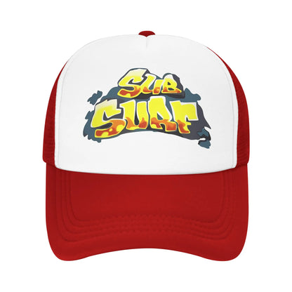 Subway Surfers Trucker Caps Unisex Parkour Baseball Cap