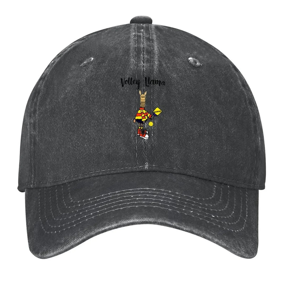 Volley Llama Pickleball Baseball Cap