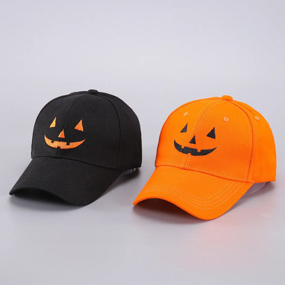 Skull Baseball Cap Halloween Party Funny Scary Expression Design