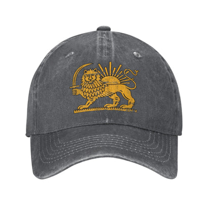 Iran Flag Lion Sun Baseball Cap