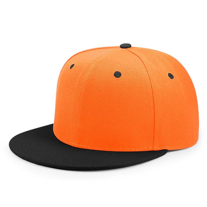 Wholesale 40 Colors Flat Peak Snapback Caps Lady Fashion