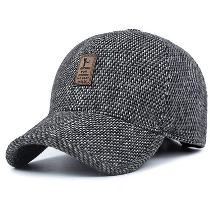 Autumn Winter Men Baseball Cap Winter Warm Hat