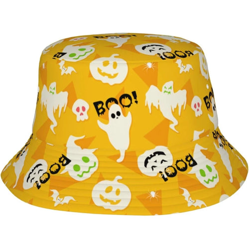 Cartoon Pumpkin Halloween Bucket Hat