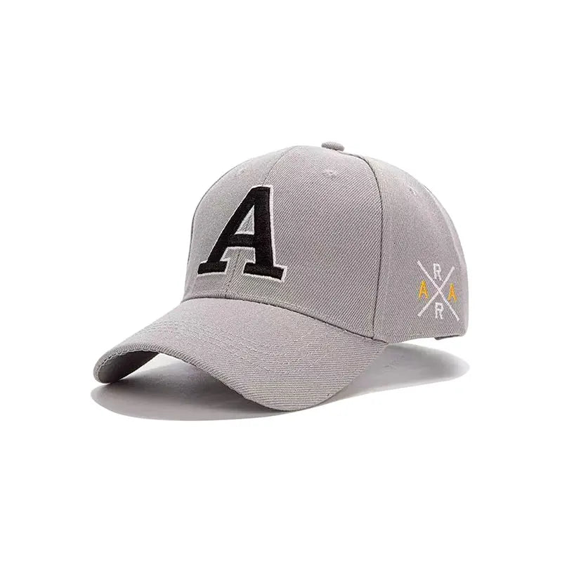 Summer Men's Embroidered A Letter Baseball Hat