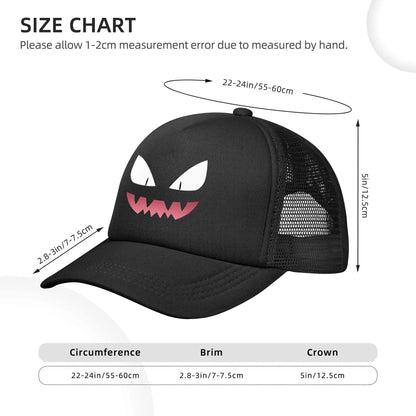 Pokemoned Ghost Gengar Pokeball Pikachu Anime Baseball Cap