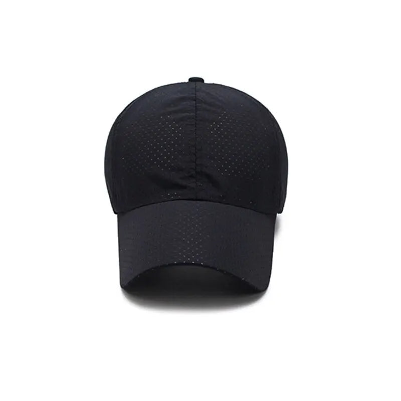 Hat Men Spring Summer Solid Color Mesh Cap Women Autumn Korean Edition Baseball Cap