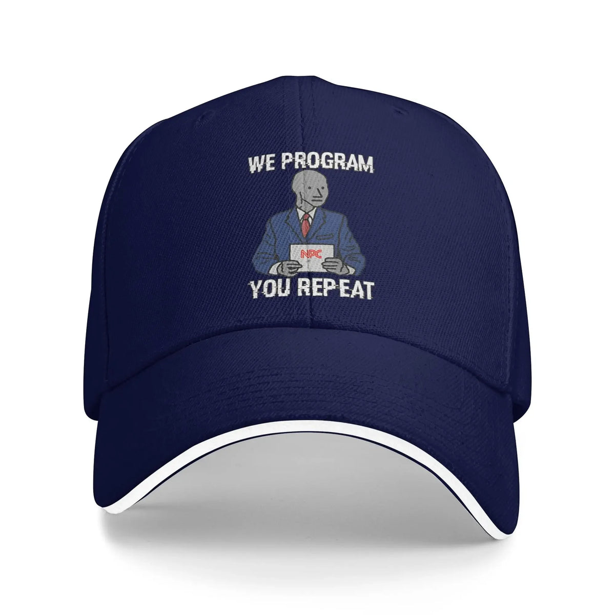 Wojak Meme Baseball Cap