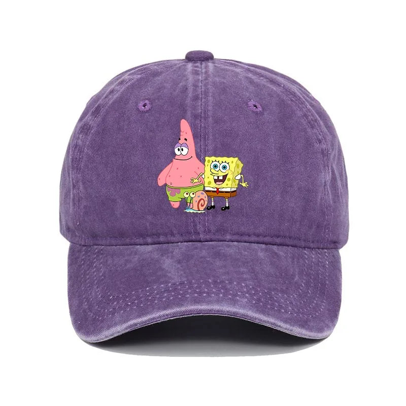Fashion Cute SpongeBobs Baseball Cap Movie Cartoon Role