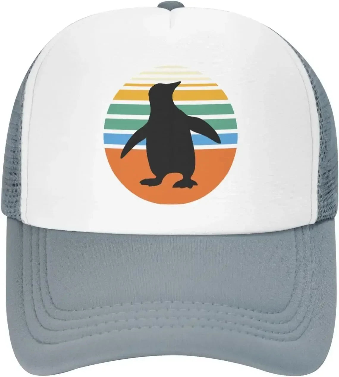 New Vintage Penguin Mesh Baseball Cap