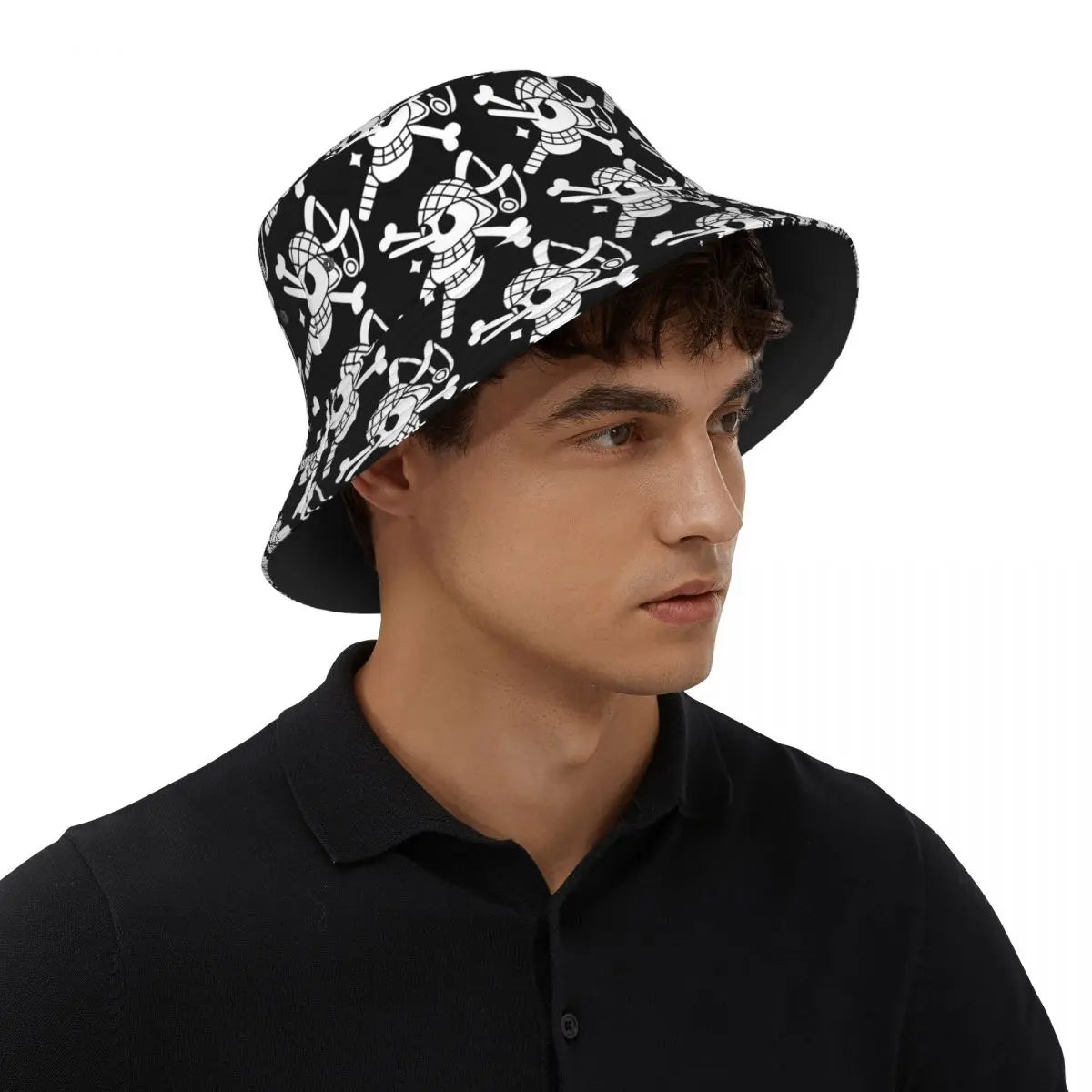 Trendy Usopp Jolly Roger Bucket Hats One Piece