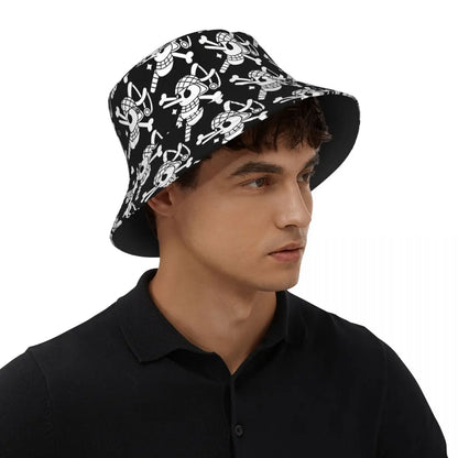 Trendy Usopp Jolly Roger Bucket Hats One Piece