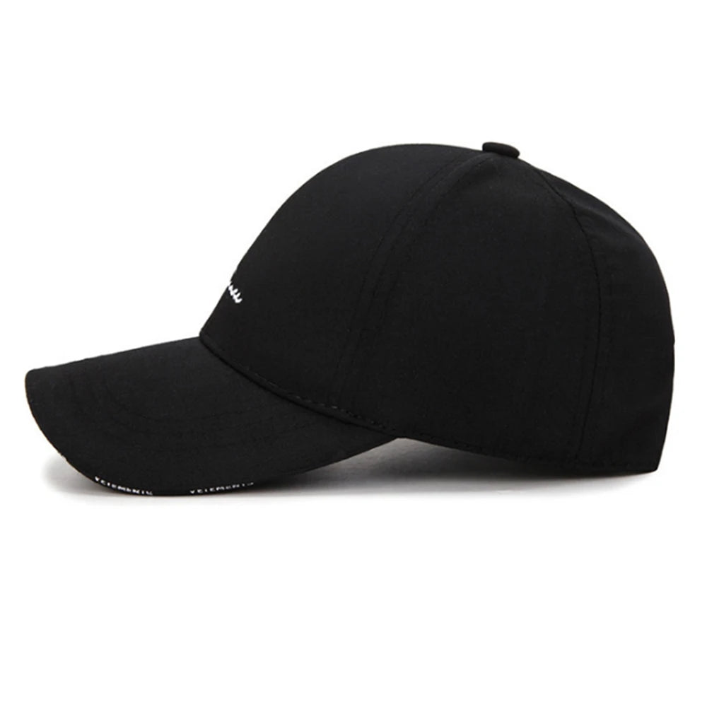 Hat Men And Women Spring And Summer Baseball  Hipster Wild Black And White