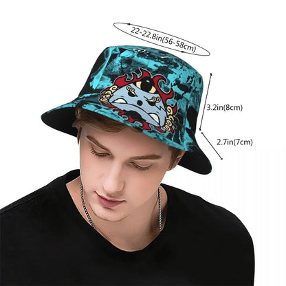 Trendy One Piece Jinbe Bucket Hats