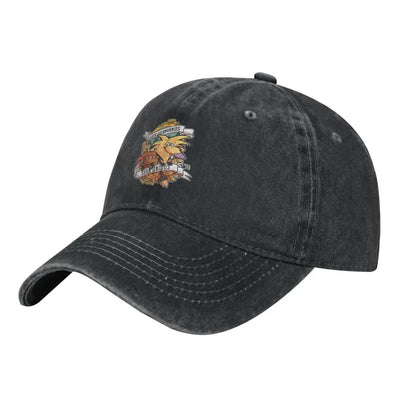 Vintage Angry Beavers Print Denim Hat Durable Baseball Cap