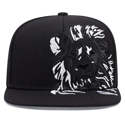New Men Women Lion Embroidered Baseball