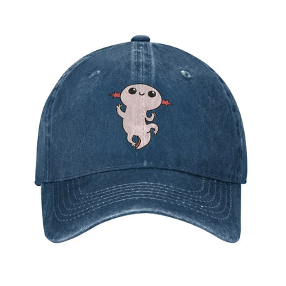 Vintage Cartoon Axolotl Baseball Caps