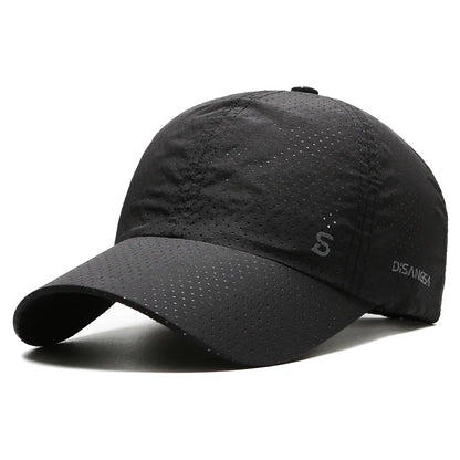 Men Women Mesh Moisture-Waging Quick Dry Baseball Cap