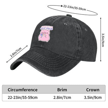 Halo-Halo Pig Baseball Cap