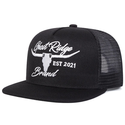 Unisex Bullhead Letter Embroidery Hip-hop Hats Baseball Caps Sunscreen Hat Snapback Hat