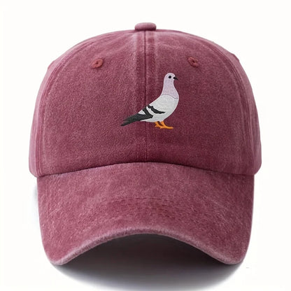 Pigeon Print Baseball Cap For Both Men And Women