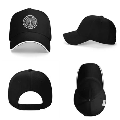 Unisex Baseball Hats Nordic Viking Scandinavn Odin Symbol Baseball Caps