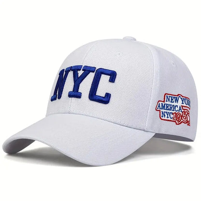 Unisex NYC Embroidery Baseball Caps Spring And Autumn