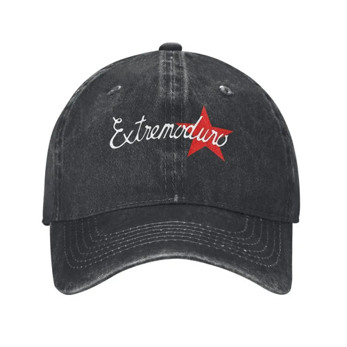 Extremoduro, Red Star Design Demin Cap Baseball Cap