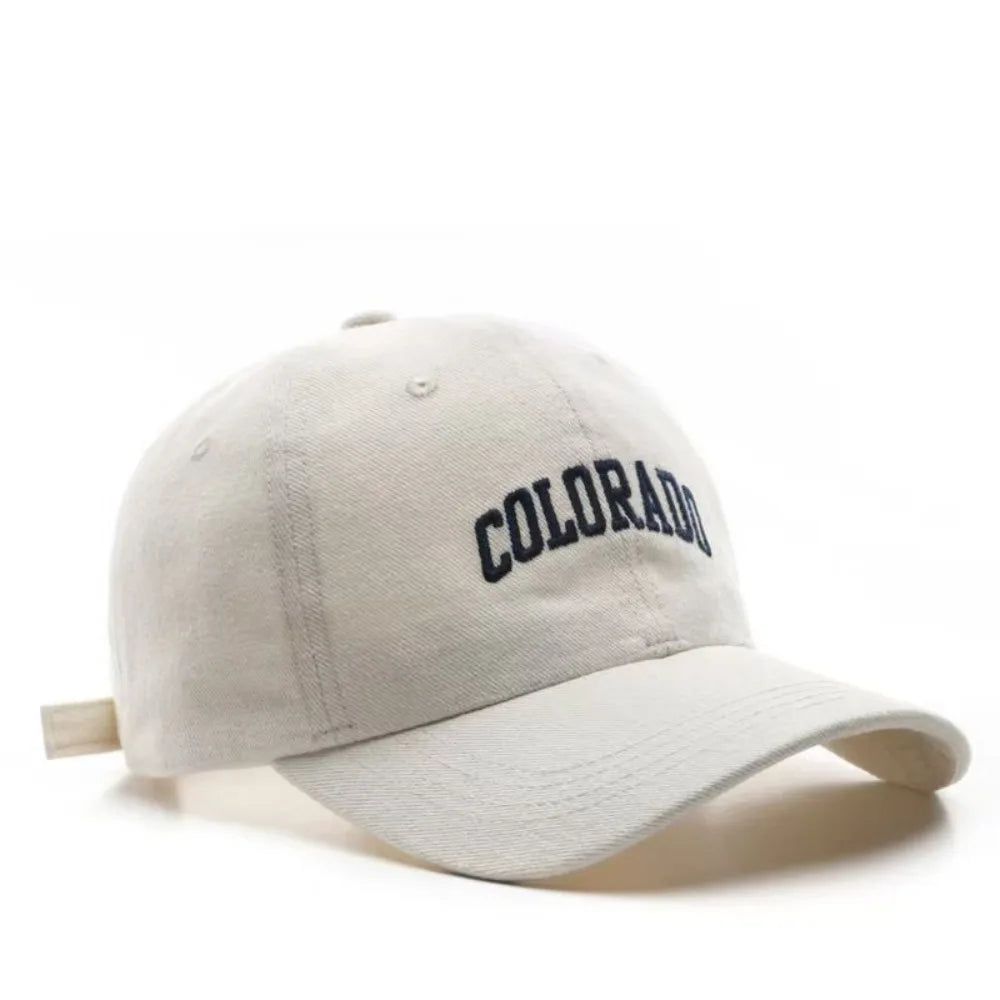 New Embroidered Letter Baseball Hat Sun Protection