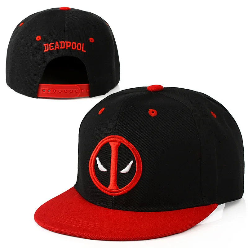 Figure Deadpool Adult Fashion Embroidery Snapback Caps