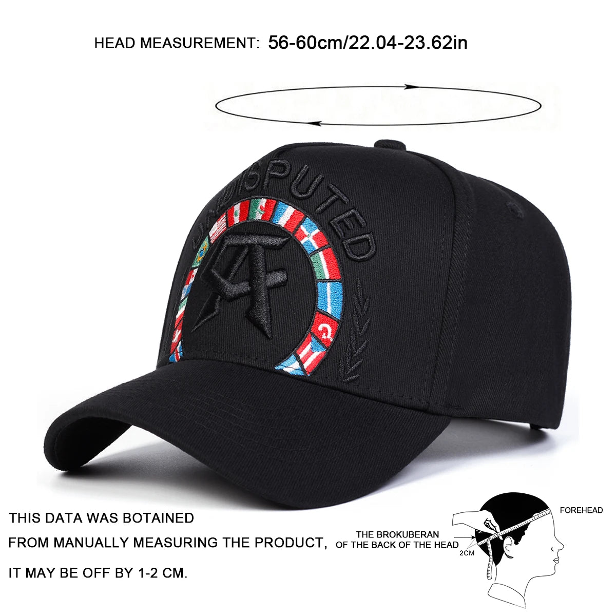 Unisex CA Letter Embroidery Baseball Caps