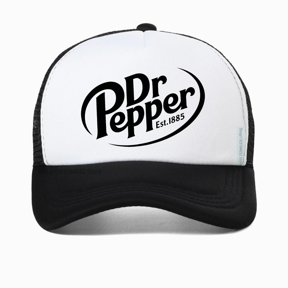 Unisex Dr Pepper Letter Print Baseball Caps