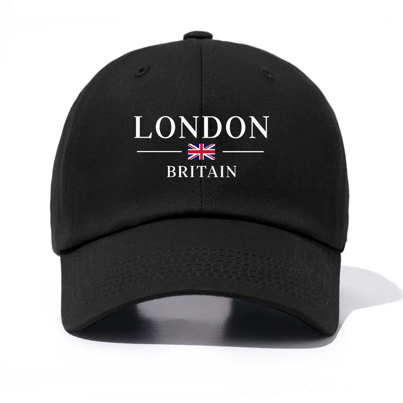 London Print Baseball Cap For Adults