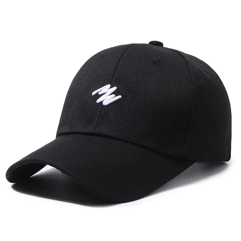 3D Embroidered "MN" Simple Korean Design Baseball Cap For Men Women