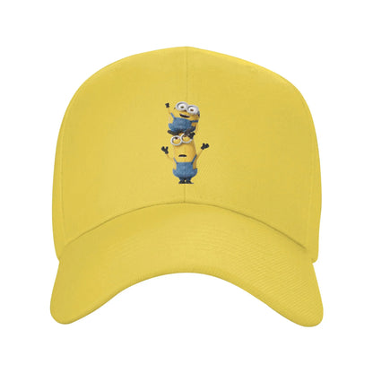 Baseball Caps Funny Minions Face Kawaii Outfit For Men Women