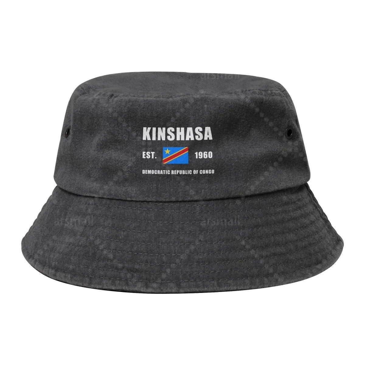 Democratic Republic Of Congo EST Unisex Cotton Bucket Hats