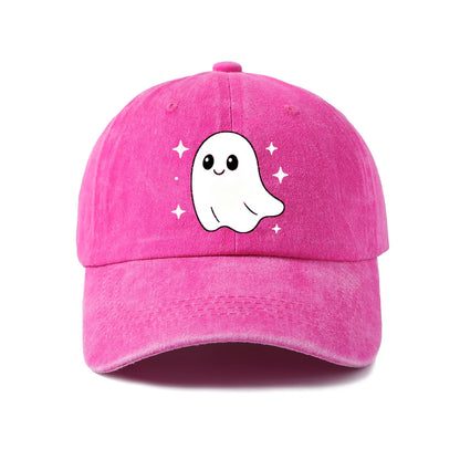 Cute Smiling Ghost Graphic Baseball Cap