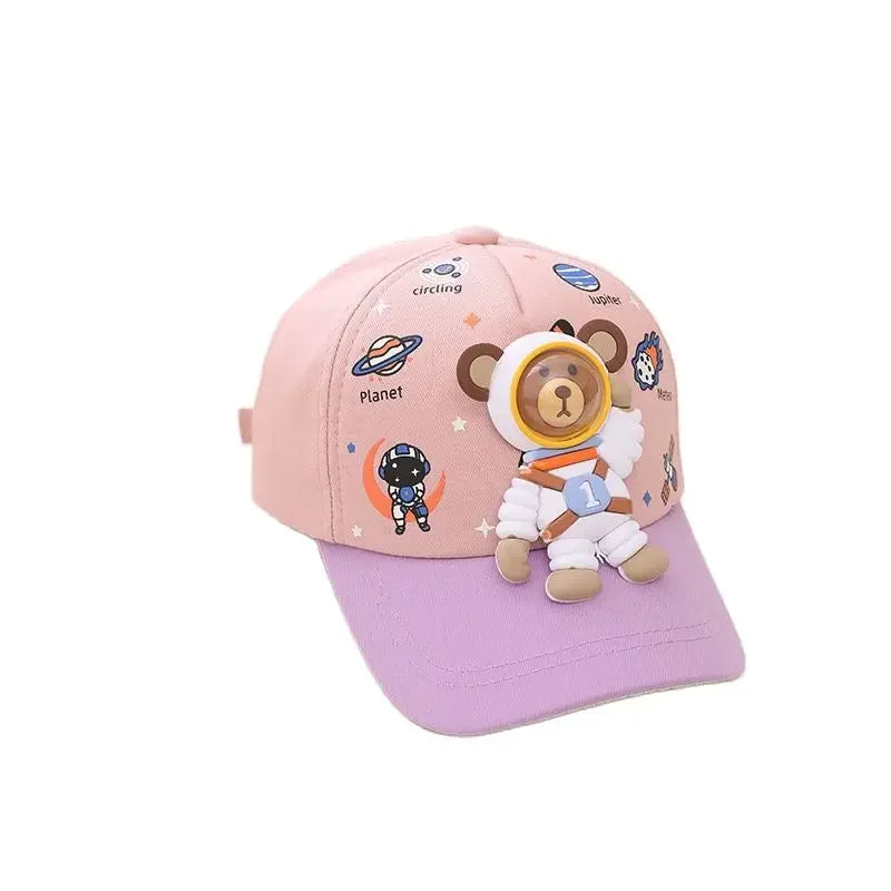 Four Seasons Cotton Cartoon Astronauts Casquette Baseball Cap