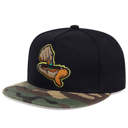 Unisex Angel Halo Embroidery Letter C Hip-hop Hats Snapback Caps