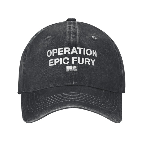 Operation Epic Fury 2026 Casual Baseball Cap For Women Men
