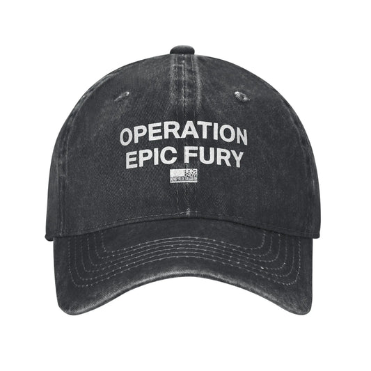 Operation Epic Fury 2026 Casual Baseball Cap For Women Men