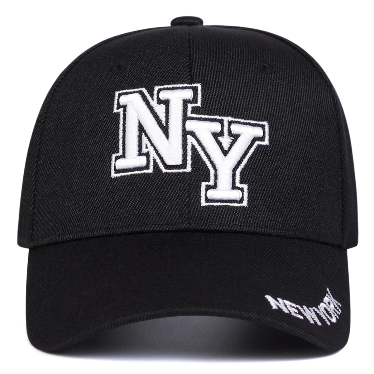 Unisex NY Letter Embroidery Baseball Caps Spring and Autumn