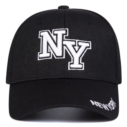 Unisex NY Letter Embroidery Baseball Caps Spring and Autumn