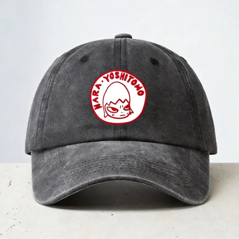 Nara Yoshitomo Print Baseball Cap