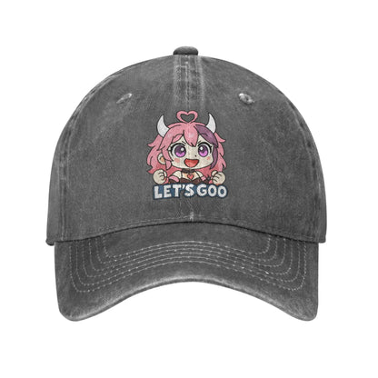 Baseball Cap Ironmouse VTuber Summer Fashion Baseball Caps